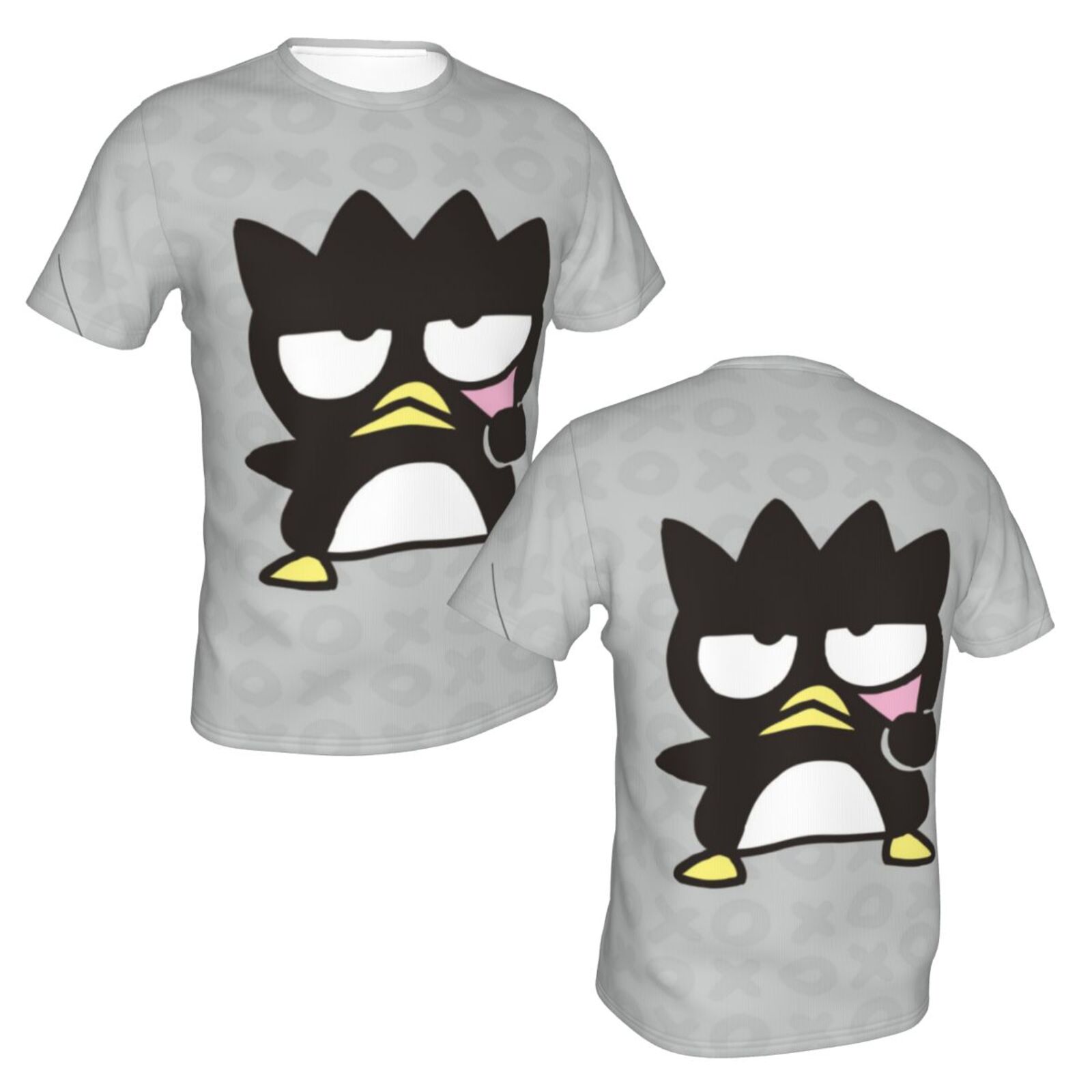 Unisex Badtz Maru T Shirts 3D Printed Short Sleeve Shirts Casual Graphics Tees For Adult Men Women